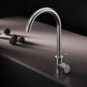 F85B07111 X-Joy S, смеситель для кухни с С-изливом, сатин