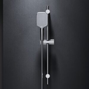 F018F000 Func душ.комплект: ручн.душ 103x257мм, 3 функции, штанга 700 мм, шланг 1750, хром