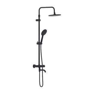 977810300 Jupiter душевая система со смесителем ТМС, ванна/душ, чёрный
