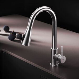 F85B07511 X-Joy S, смеситель для кухни с вытягивающимся изливом, сатин