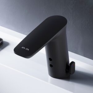 F50A02322 Inspire V2.0 смеситель для умывальника сенсорный, черный, шт.