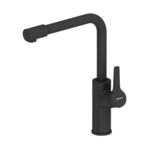 710771300_xxx Merkur, смеситель для кухни L-излив, с каналом для фильтрованной воды, чёрный матовый