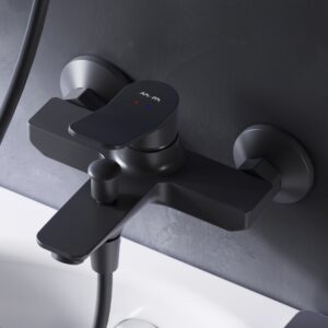 F85A10022 X-Joy, смеситель для ванна/душа, черный, шт.