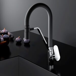 F8007802 Like, смеситель для кухни с каналом для питьевой воды и гибким изливом, хром, шт.