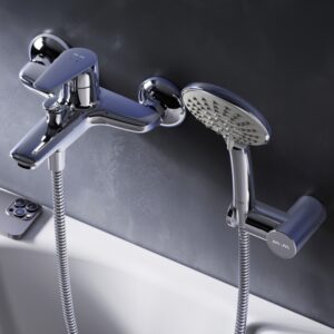 F85E15000_xxx Joy, смеситель для ванны/душа, душевой набор, хром, шт.