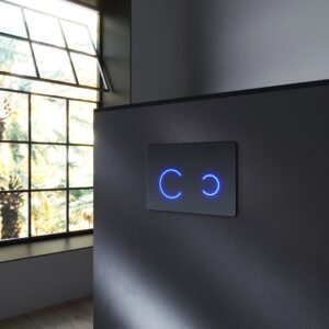 I0450B38 Touchless Pro, клавиша для инсталляции сенсорная бесконтактная, стекло, черный