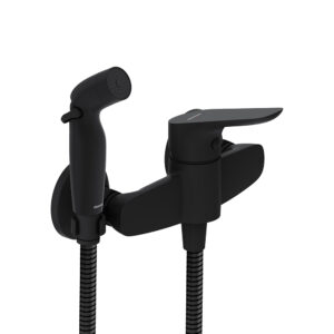 778000300 Jupiter смеситель с гигиеническим душем, чёрный