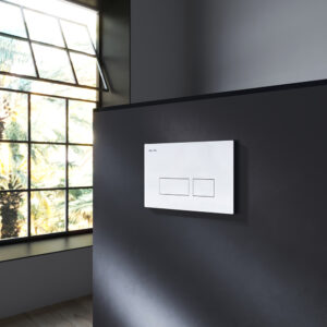 I047051 Pro S, клавиша для инсталляции пневматическая, пластик, глянцевый хром