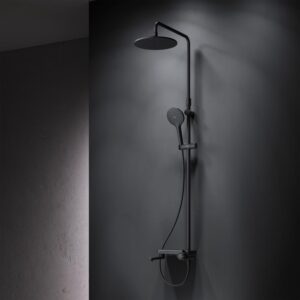 F0780722 Like, душ.система: см-ль-полка д/ванны/душа, душ.штанга 1030-1460мм, верхний душ 220 мм, ру