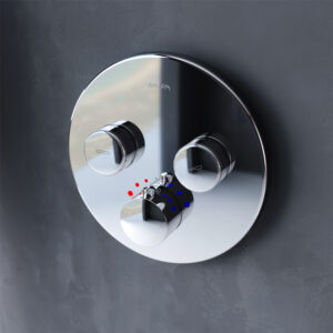 F50A85700_xxx Inspire V2.0, TouchReel смеситель для 2 потребителей с термостатом, монтируемый в стен