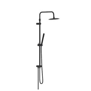 936000300 Scandinavian Pure душ.система: верх.душ 250 мм, ручн.душ 1 ф-ция, штанга 1050-1450, черны