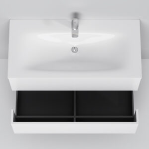 M70AWCC1002WG Spirit V2.0, Раковина мебельная, керамическая, 100 см, встроенная, цвет: белый, глянец