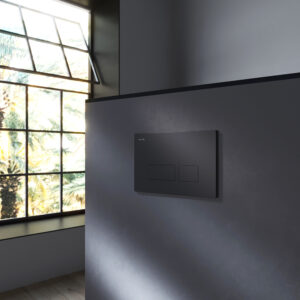 I047038 Pro S, клавиша для инсталляции пневматическая, пластик, черный матовый