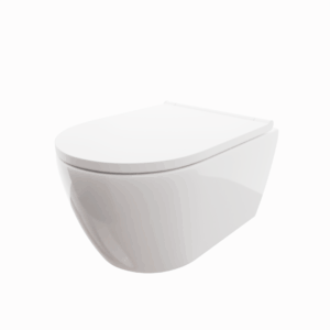 Унитаз подвесной AQ0700-00 Aquatek Поларис 520х365х370мм, тонкое сиденье с механизмом плавного закрывания, крепеж