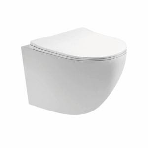 Унитаз-компакт безободковый Aquatek ЕВРОПА AQ1900T-00, 490*360*320 мм, смыв TORNADO, горизонтальный выпуск, тонкое сиденье с механизмом плавного закрывания, крепеж