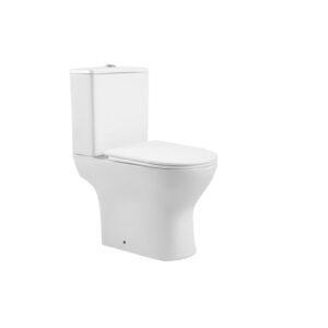 Унитаз напольный ободковый с бачком AQUATEK ЛЕОН AQ2785T-00 630*360*815 мм, смыв ТОРНАДО, горизонтальный выпуск, тонкое сиденье с механизмом плавного закрывания, крепеж