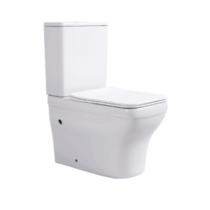 Унитаз напольный безободковый с бачком AQUATEK АМАДЕО AQ2914-00, 635*385*820 мм, горизонтальный выпуск, тонкое сиденье с механизмом плавного закрывания, крепеж