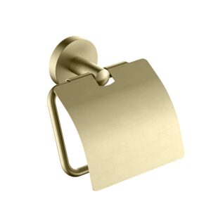 AQ4209BG ОБЕРОН бумагодержатель с крышкой, шлиф. золото