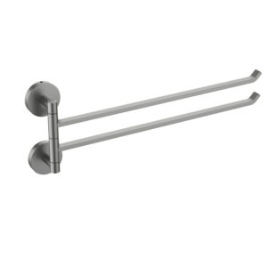 AQ4613BGM БЕТТА полотенцедержатель двойной, оружейная сталь