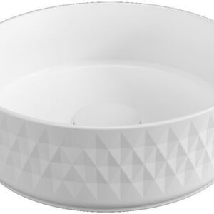 Раковина накладная Allen Brau Fantasy Romb 36 4.11033.21 белый матовый