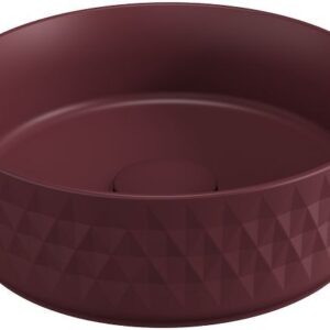 Раковина накладная Allen Brau Fantasy Romb 36 4.11033.BD бордо