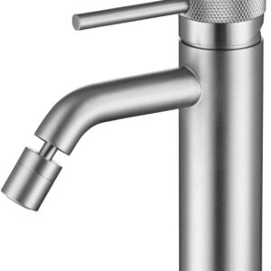 Смеситель для биде Allen Brau Priority 5.31A04-BN (с донным клапаном) никель браш