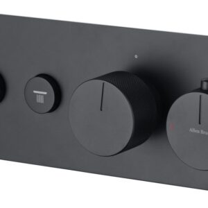 Смеситель для душа Allen Brau Liberty 5.33003-31 (с внутренней частью, 3 выхода) черный матовый