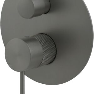 Смеситель для душа Allen Brau Priority 4.0 5.31C11-MG (с внутренней частью, 2 выхода) графит браш