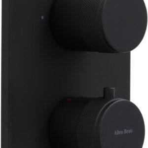 Смеситель для ванны Allen Brau Priority 5.31213-31 (с внутренней частью, 2 выхода) черный матовый