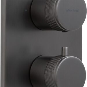 Смеситель для ванны Allen Brau Priority 5.31213-MG (с внутренней частью, 2 выхода) графит браш