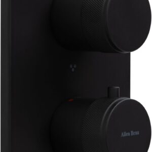 Смеситель для ванны Allen Brau Priority 5.31314-31 (с внутренней частью, 3 выхода) черный матовый