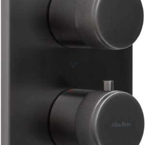 Смеситель для ванны Allen Brau Priority 5.31314-MG (с внутренней частью, 3 выхода) графит браш