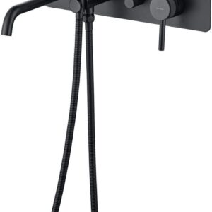 Смеситель для ванны Allen Brau Priority 5.31A05-31 (с внутренней частью) черный матовый