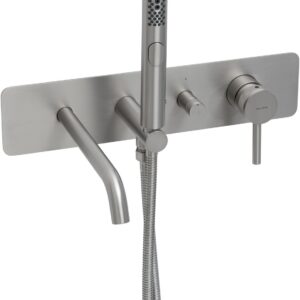 Смеситель для ванны Allen Brau Priority 5.31A06-BN (с внутренней частью) никель браш