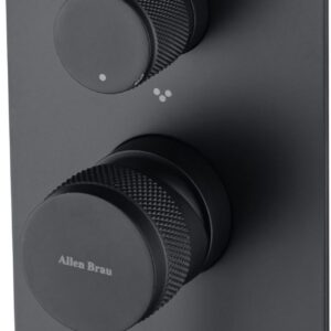 Смеситель для ванны Allen Brau Priority 5.31A11-31 (с внутренней частью, 3 выхода) черный матовый