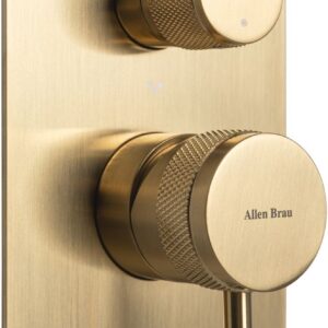 Смеситель для ванны Allen Brau Priority 5.31A11-GB (с внутренней частью, 3 выхода) золото