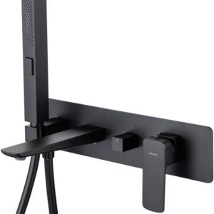 Смеситель для ванны с душем Allen Brau Infinity 5.21007-31 (с внутренней частью) черный матовый