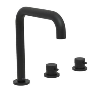 Смеситель на борт ванны Allen Brau Priority 5.31007-31 (с внутренней частью) черный матовый