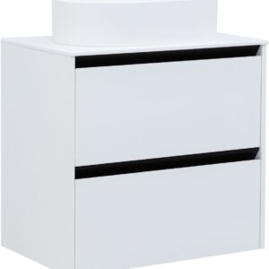 Тумба под раковину Allen Brau Activity 70 1.34003.WM белый матовый/черный браш