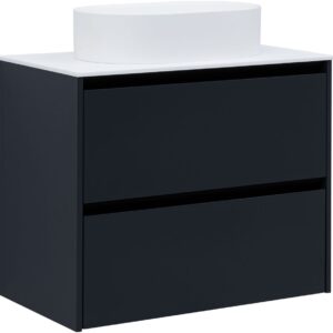 Тумба под раковину Allen Brau Activity 80 1.34004.AM антрацит матовый/черный браш