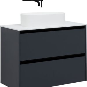 Тумба под раковину Allen Brau Activity 90 1.34005.AM антрацит матовый/черный браш