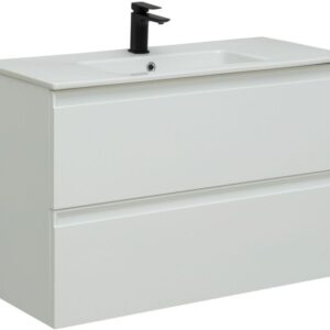 Тумба под раковину Allen Brau Eclipse 100 1.E1003.WM белый матовый