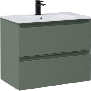 Тумба под раковину Allen Brau Eclipse 80 1.E1002.CGM олива матовый