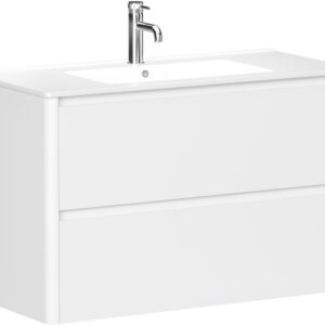 Тумба под раковину Allen Brau Gravity 100 1.370010.WM белый матовый