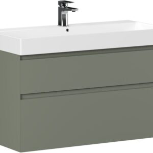 Тумба под раковину Allen Brau Infinity 100 1.210027.CGM олива матовый