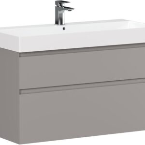 Тумба под раковину Allen Brau Infinity 100 1.210027.PGM платина матовый