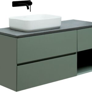 Тумба под раковину Allen Brau Infinity 120 1.21005.CGM L олива матовый