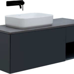 Тумба под раковину Allen Brau Infinity 120 1.21006.AM L антрацит матовый