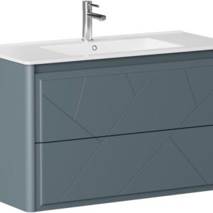 Тумба под раковину Allen Brau Paris 100 1.360002.BGM синий матовый