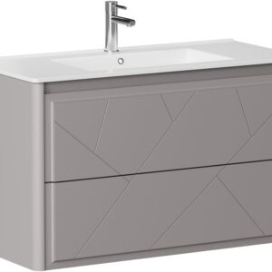 Тумба под раковину Allen Brau Paris 100 1.360002.PGM платина матовый